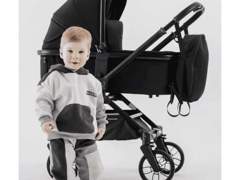 Коляска Дитяча универсальная 2в1 бренд Kidilo D900 black