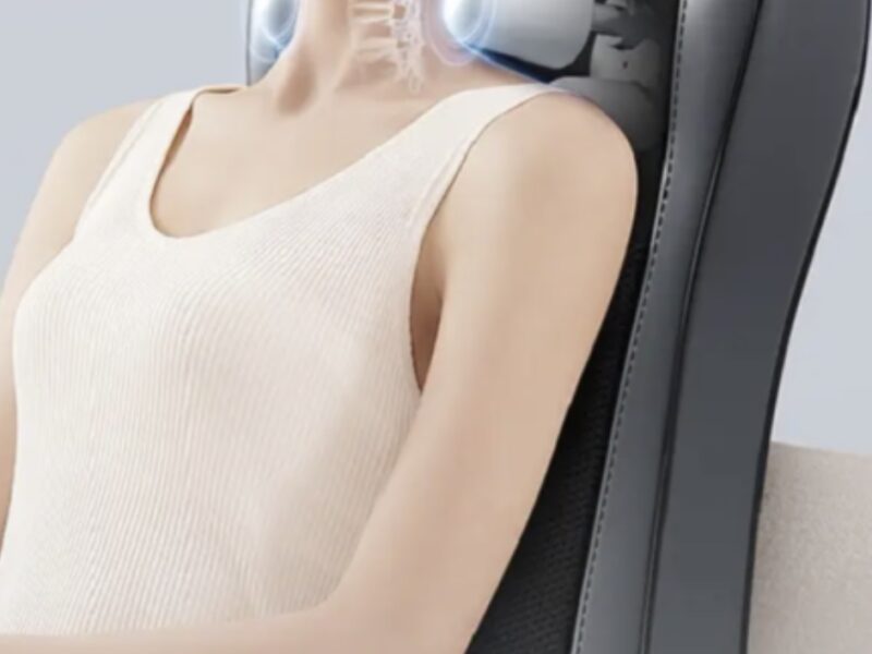 Масажна накидка для спини міні на крісло, масажер для спини, масажер для шиї та спини і плечей