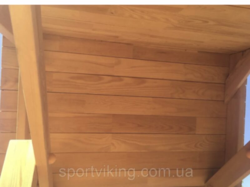 Дитячий майданчик Blue Rabbit KIOSK, будиночок із гіркою Код: KIOSK