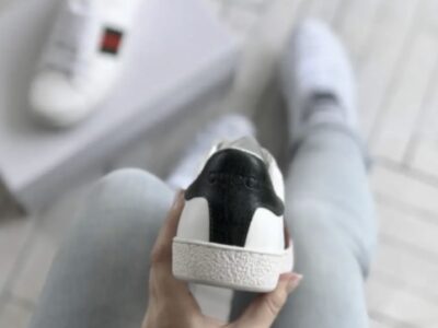 Стильні жіночі кросівки Gucci шкіра брендові