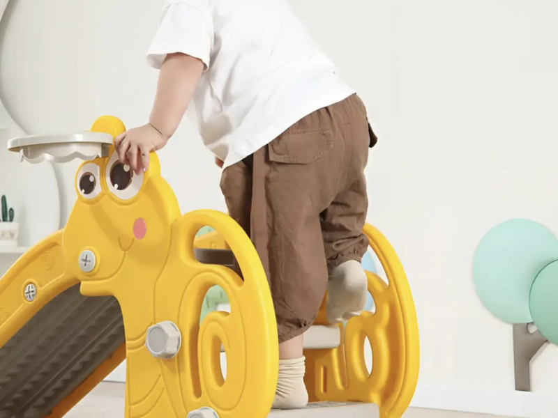 Дитяча гірка 2в1 Terrio “Snail” Жовта 110 см