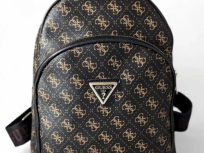 Жіночий коричневий рюкзак guess гесс люкс якість