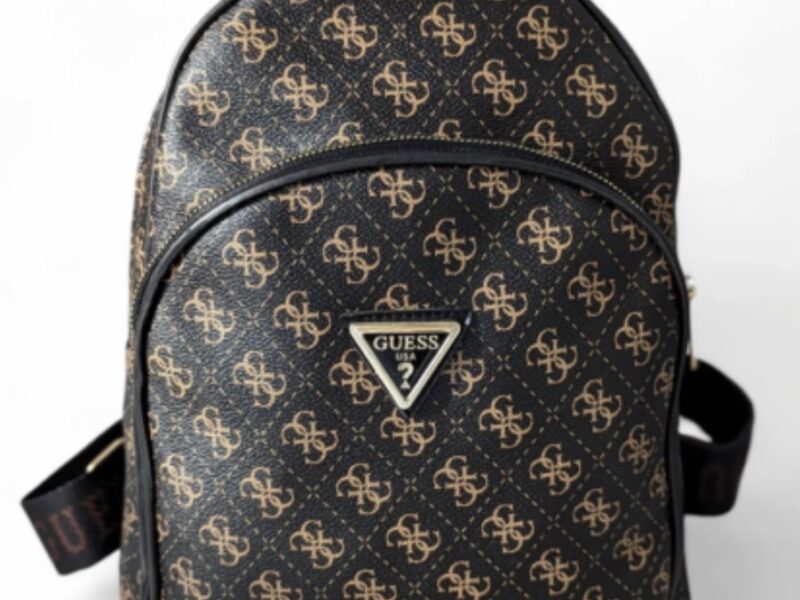 Жіночий коричневий рюкзак guess гесс люкс якість