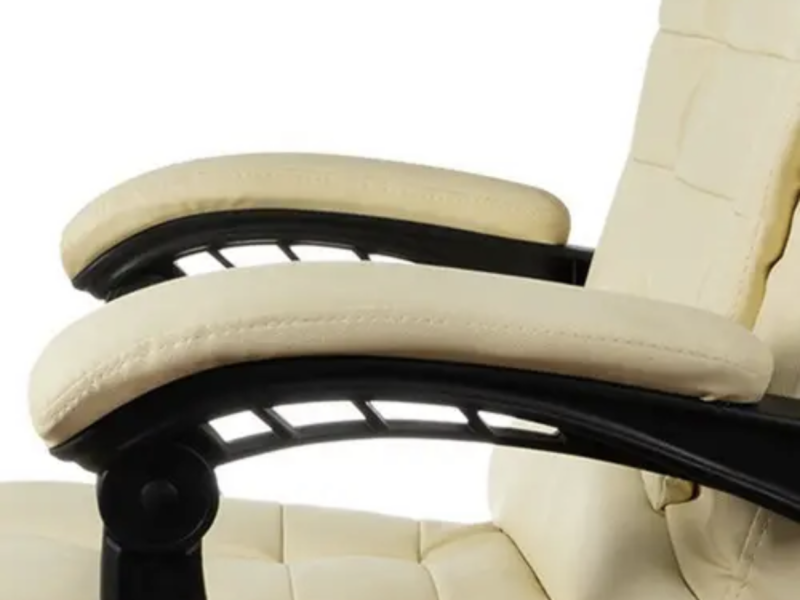 Офісний стілець з підставкою для ніг, екошкіра MALATEC 23287