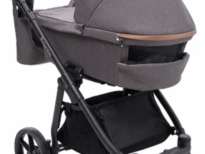 Коляска універсальна 2в1 Bair Palermo (чохол на ніжки, кошик, сумка, підсклянник) Коричнева