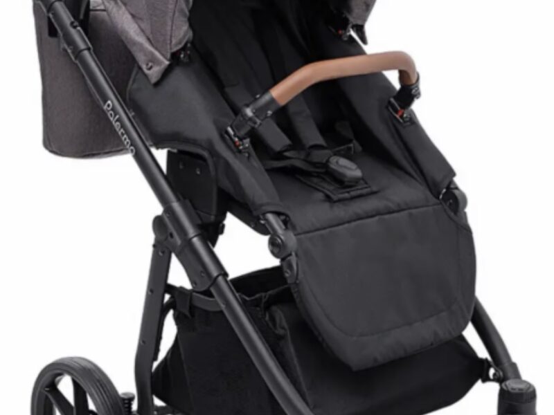 Коляска універсальна 2в1 Bair Palermo (чохол на ніжки, кошик, сумка, підсклянник) Коричнева