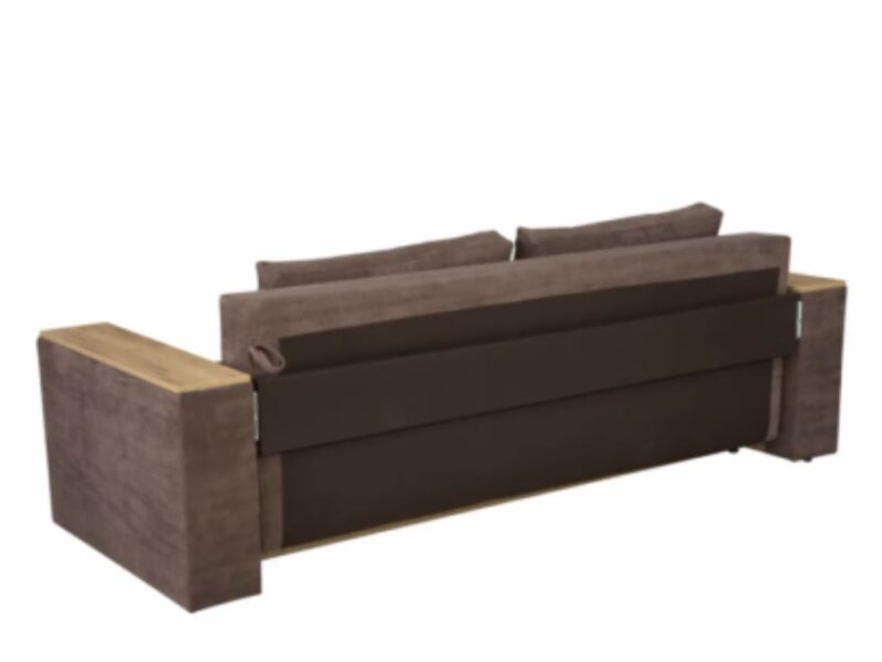 Диван с деревянными подлокотниками «Далас» 240х92х82 см