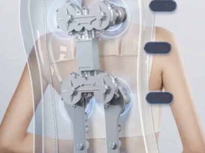 Масажна накидка для спини міні на крісло, масажер для спини, масажер для шиї та спини і плечей