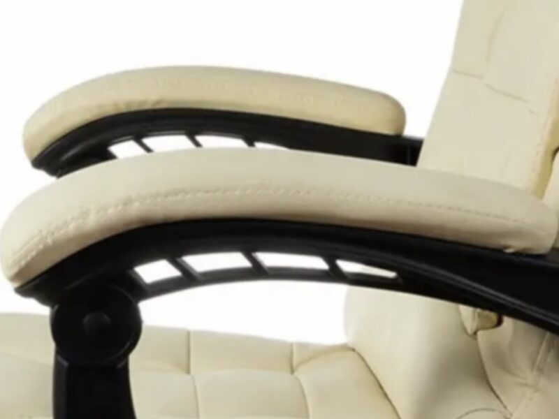 Офісний стілець з підставкою для ніг, екошкіра MALATEC 23287