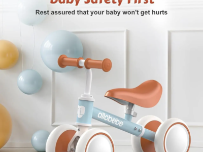 Беговел Allobebe, детский, 4 колеса, 1–3 года, регулируемое сиденье