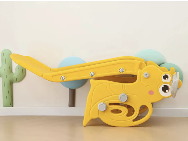 Дитяча гірка 2в1 Terrio “Snail” Жовта 110 см