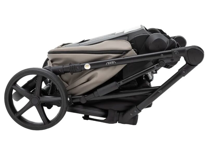 Коляска універсальна 2в1 Adamex Zico Eco (сумка, кошик, чохол на ніжки) Коричнева