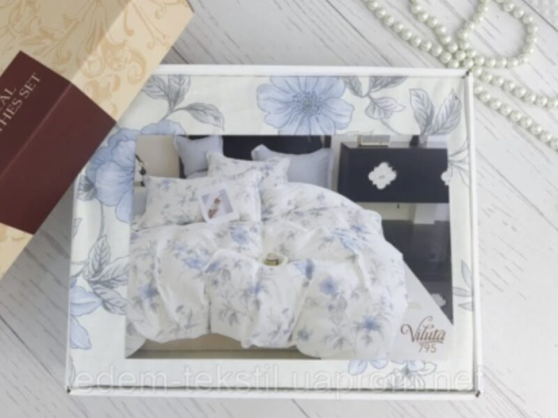 Постільна білизна євро Viluta Сатин Twill 795-E 220х200 см