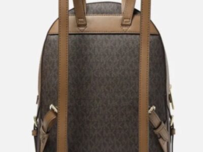 Рюкзак жіночий Michael Kors Jaycee Medium Logo Backpack коричневий