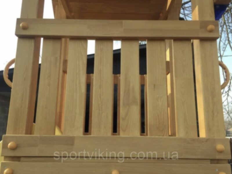 Дитячий майданчик Blue Rabbit KIOSK, будиночок із гіркою Код: KIOSK