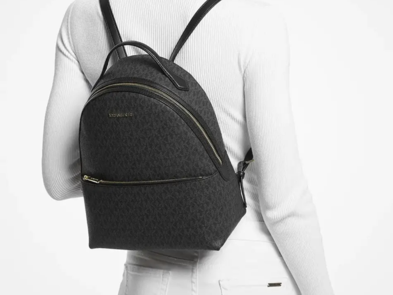 Рюкзак жіночий чорний А4 Michael Kors Sheila Medium logo backpack 24,1х31,1х12,7см