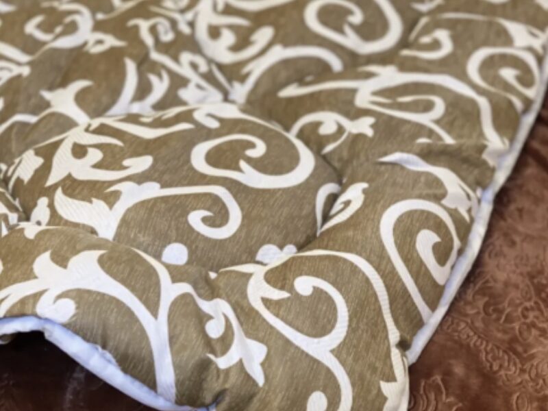 Тепла зимова ковдра на овчині півтораспальна 145*210