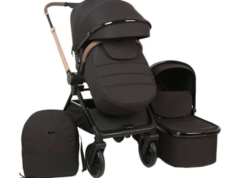 Коляска Дитяча универсальная 2в1 бренд Kidilo D900 black