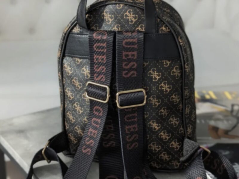 Жіночий коричневий рюкзак guess гесс люкс якість