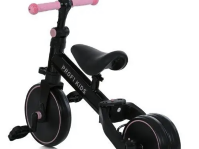 Дитячий велосипед-біговел трансформер 3 в 1 Profi Kids MBB 1008 pink