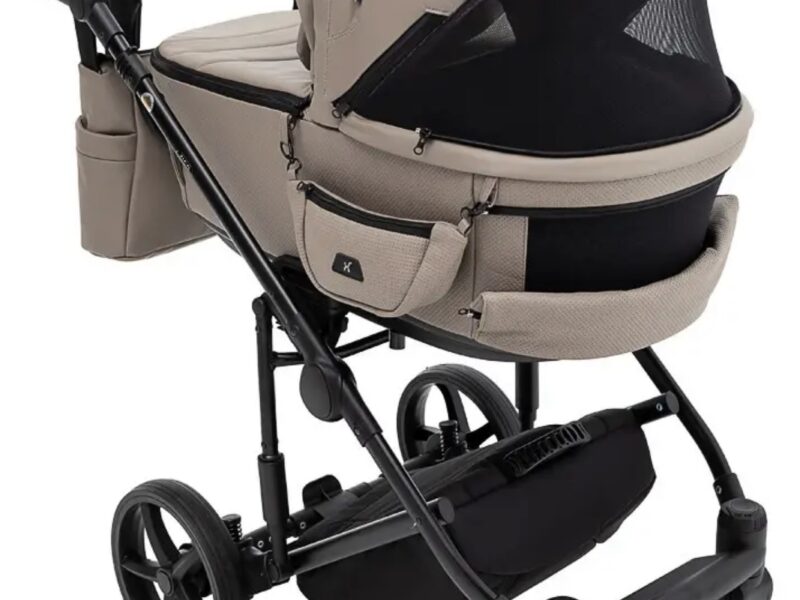 Коляска універсальна 2в1 Adamex Zico Eco (сумка, кошик, чохол на ніжки) Коричнева