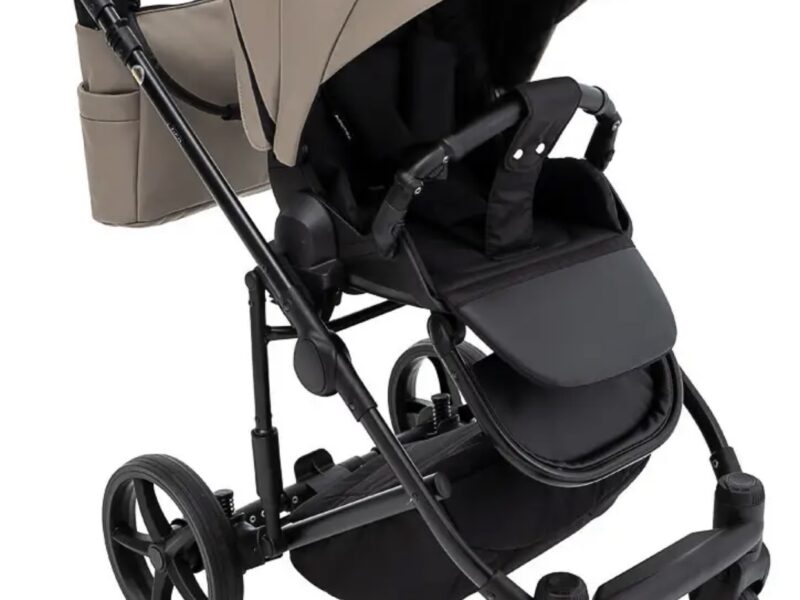 Коляска універсальна 2в1 Adamex Zico Eco (сумка, кошик, чохол на ніжки) Коричнева