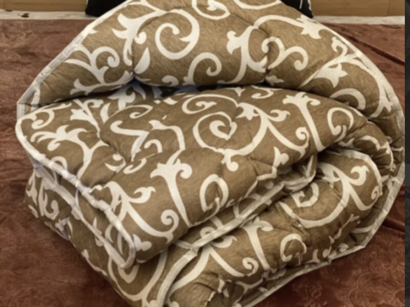 Тепла зимова ковдра на овчині півтораспальна 145*210