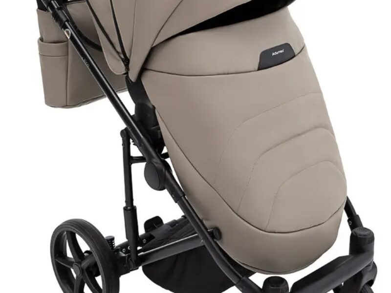 Коляска універсальна 2в1 Adamex Zico Eco (сумка, кошик, чохол на ніжки) Коричнева