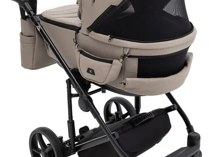 Коляска для дитини універсальна 2в1 Adamex Zico Eco (сумка, кошик, чохол на ніжки) Коричнева
