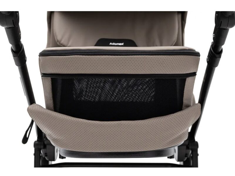 Коляска універсальна 2в1 Adamex Zico Eco (сумка, кошик, чохол на ніжки) Коричнева