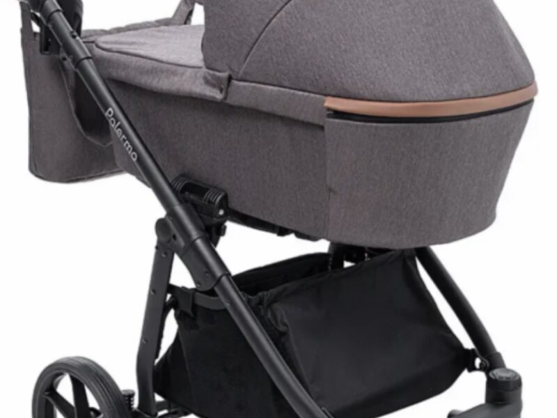 Коляска універсальна 2в1 Bair Palermo (чохол на ніжки, кошик, сумка, підсклянник) Коричнева