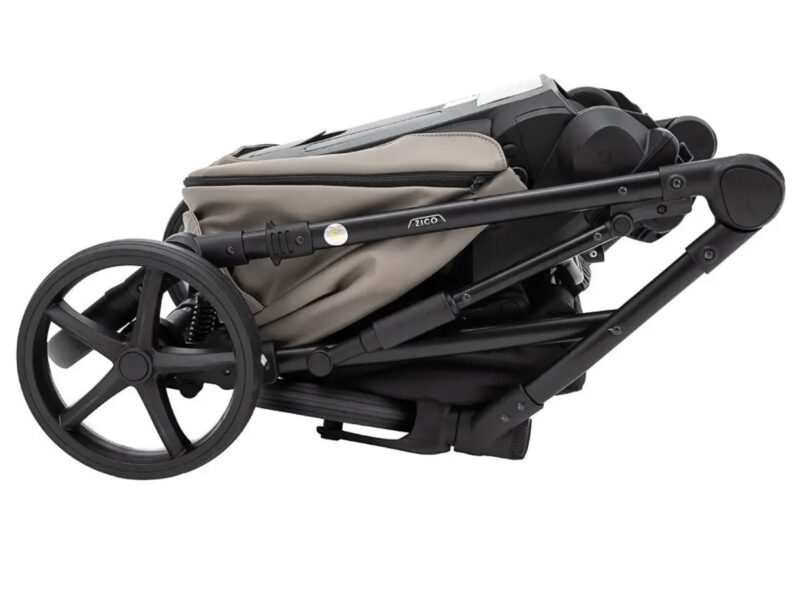 Коляска універсальна 2в1 Adamex Zico Eco (сумка, кошик, чохол на ніжки) Коричнева
