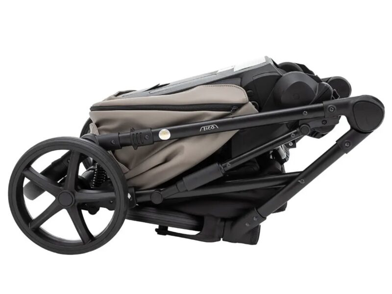 Коляска для дитини універсальна 2в1 Adamex Zico Eco (сумка, кошик, чохол на ніжки) Коричнева