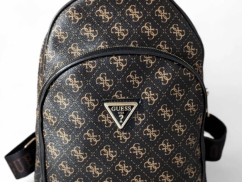 Жіночий коричневий рюкзак guess гесс люкс якість