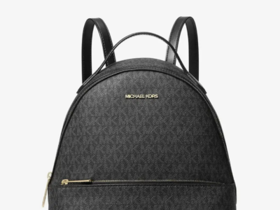 Рюкзак жіночий міський А4 Michael Kors Sheila Medium logo backpack, розміри: 24,1/31,1/12,7 см (чорний)