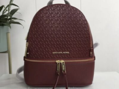 Жіночий рюкзак Michael Kors Rhea Zip G Bordeaux Lux