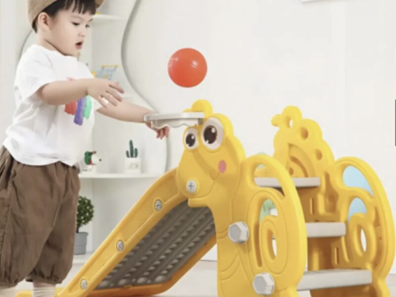 Дитяча гірка 2в1 Terrio “Snail” Жовта 110 см