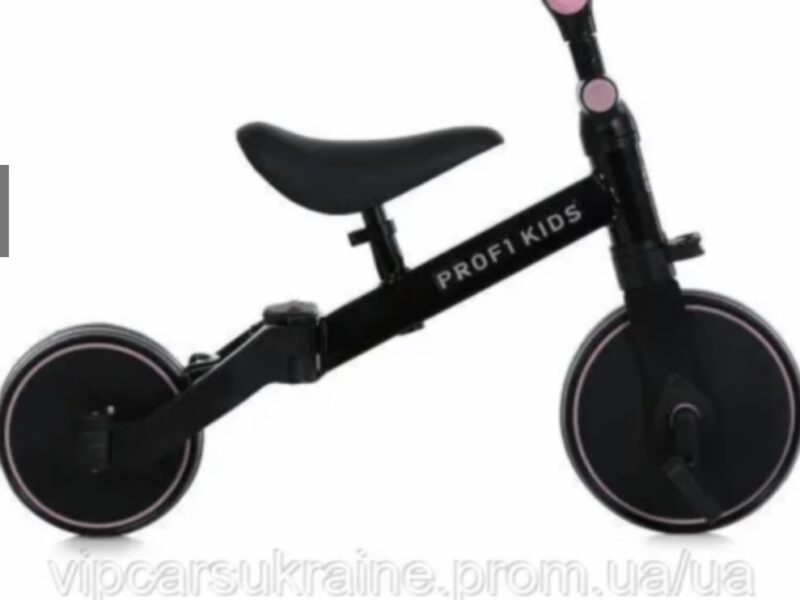 Дитячий велосипед вілобвг/біговел трансформер 3 в 1 від Profi Kids MBB 1008 pink