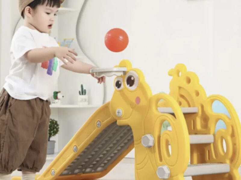 Дитяча гірка 2в1 Terrio “Snail” Жовта 110 см