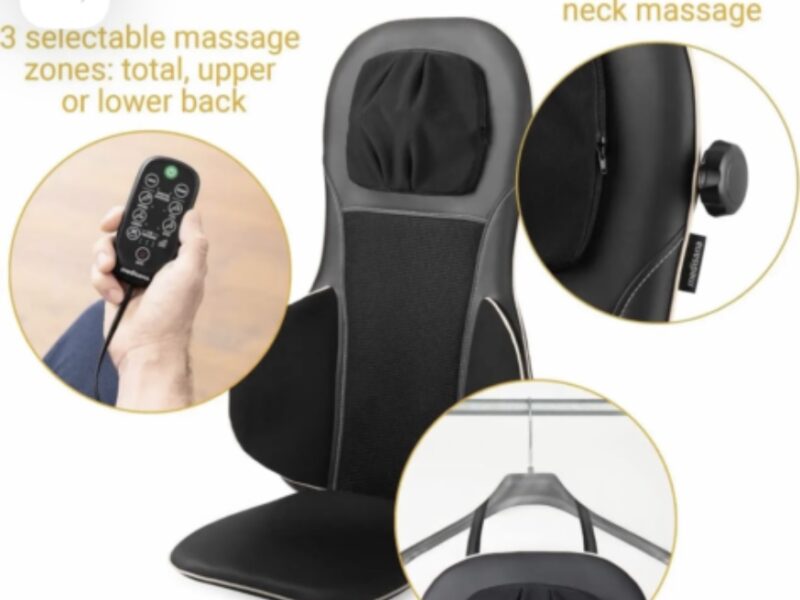 Масажер накидка на крісло: для спини, шиї, сідниць, Масажна накидка плаваючі ролики для спини на сидіння, Масажне крісло Шиацу Medisana MC 825 Код: Medisana MC 825