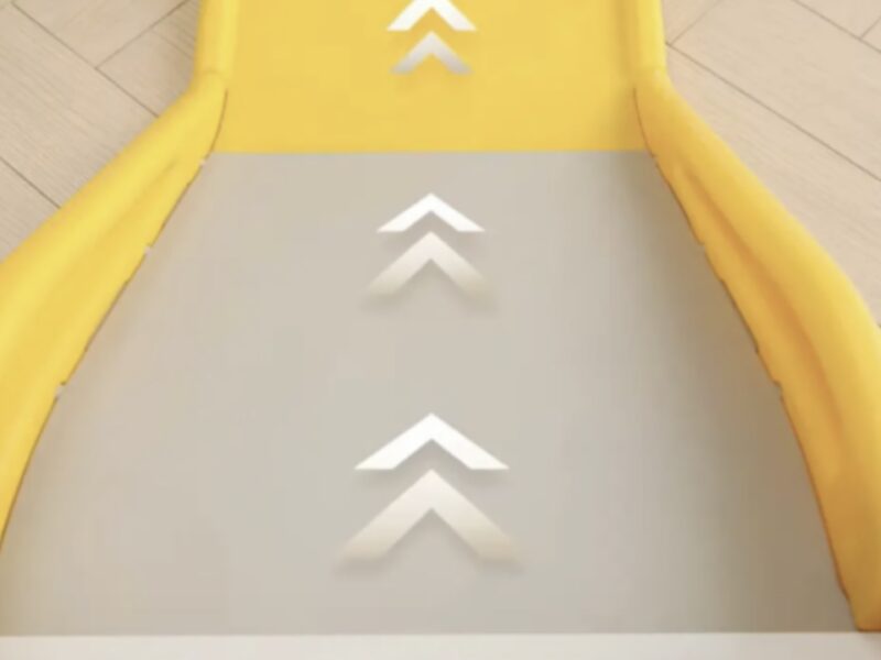 Дитяча гірка 2в1 Terrio “Snail” Жовта 110 см