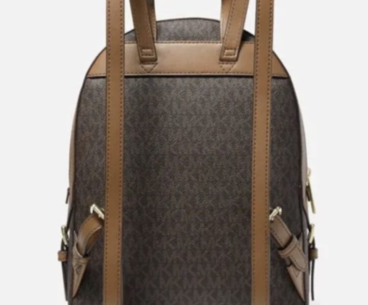 Рюкзак жіночий Michael Kors Jaycee Medium Logo Backpack коричневий