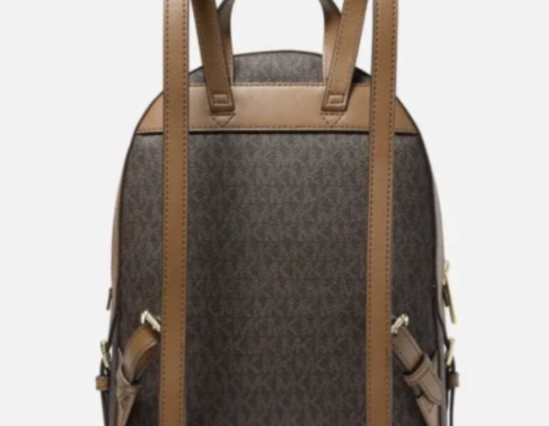 Рюкзак жіночий Michael Kors Jaycee Medium Logo Backpack коричневий