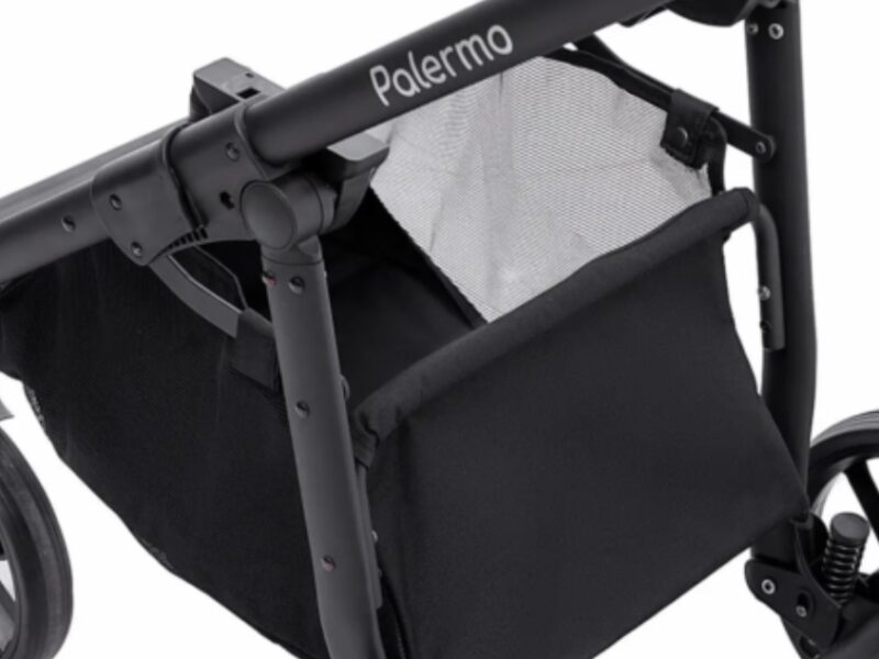 Коляска універсальна 2в1 Bair Palermo (чохол на ніжки, кошик, сумка, підсклянник) Коричнева