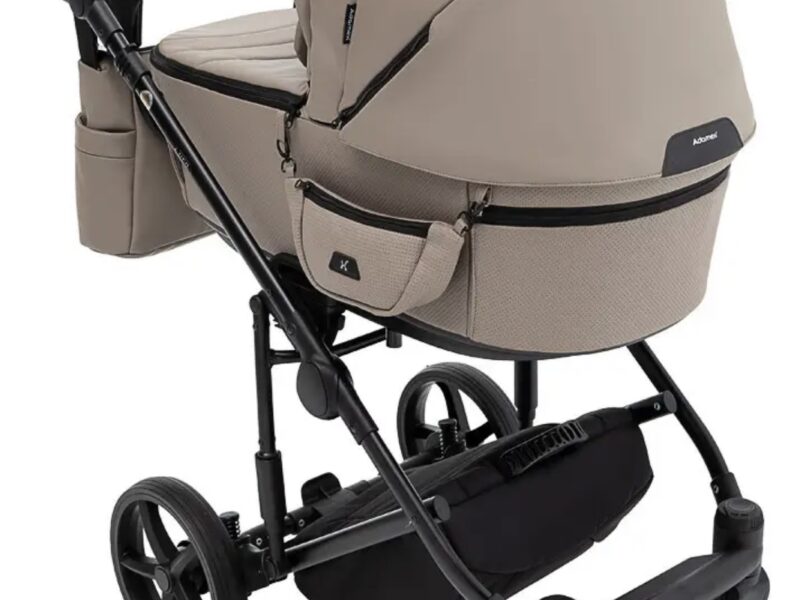 Коляска для дитини універсальна 2в1 Adamex Zico Eco (сумка, кошик, чохол на ніжки) Коричнева