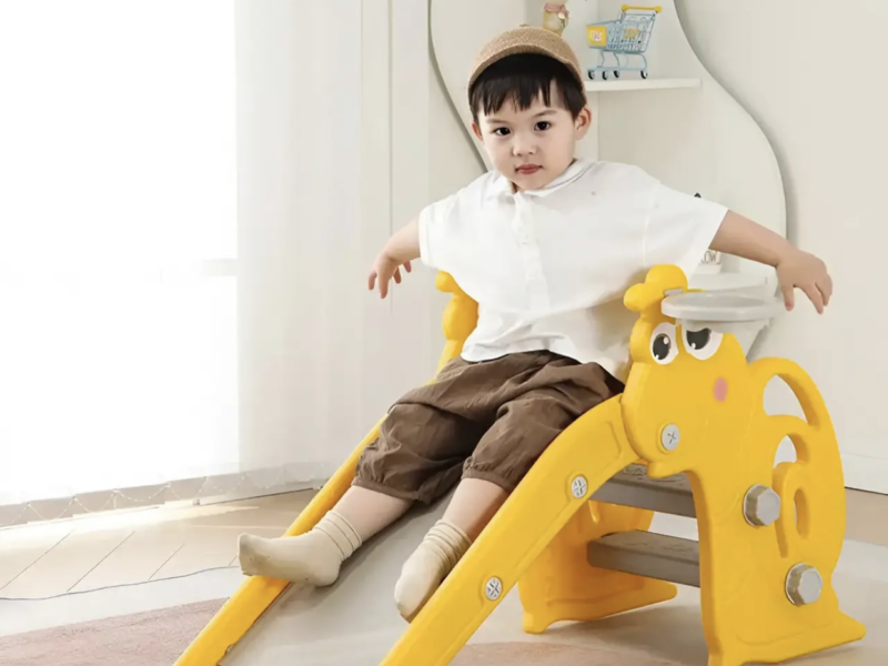 Дитяча гірка 2в1 Terrio “Snail” Жовта 110 см