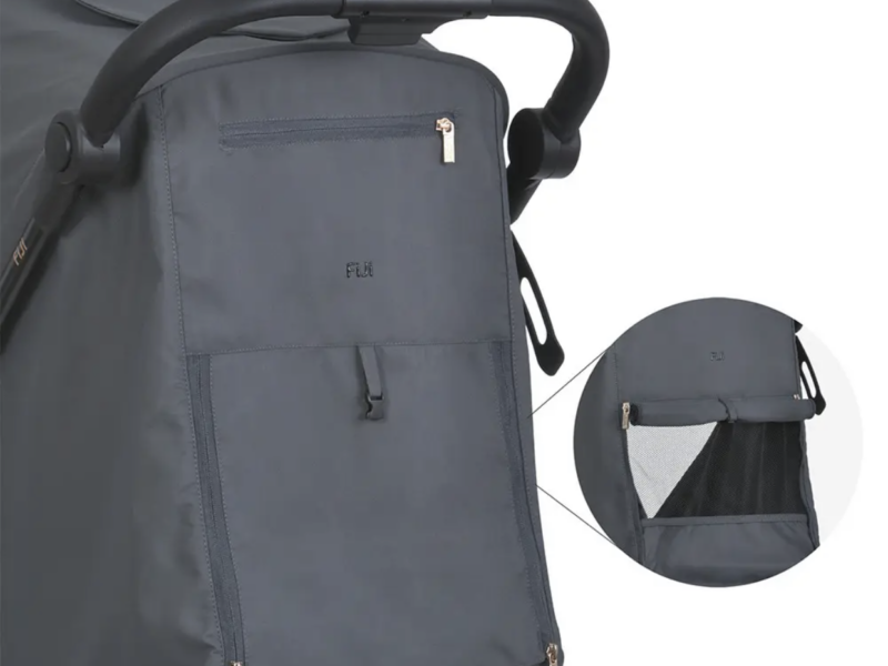 Детская прогулочная коляска-книжка ME 1113-2 FIJI Gray Matt Серая