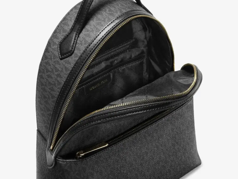 Рюкзак жіночий міський А4 Michael Kors Sheila Medium logo backpack, розміри: 24,1/31,1/12,7 см (чорний)