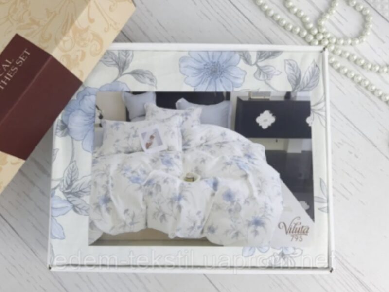 Постільна білизна євро Viluta Сатин Twill 795-E 220х200 см