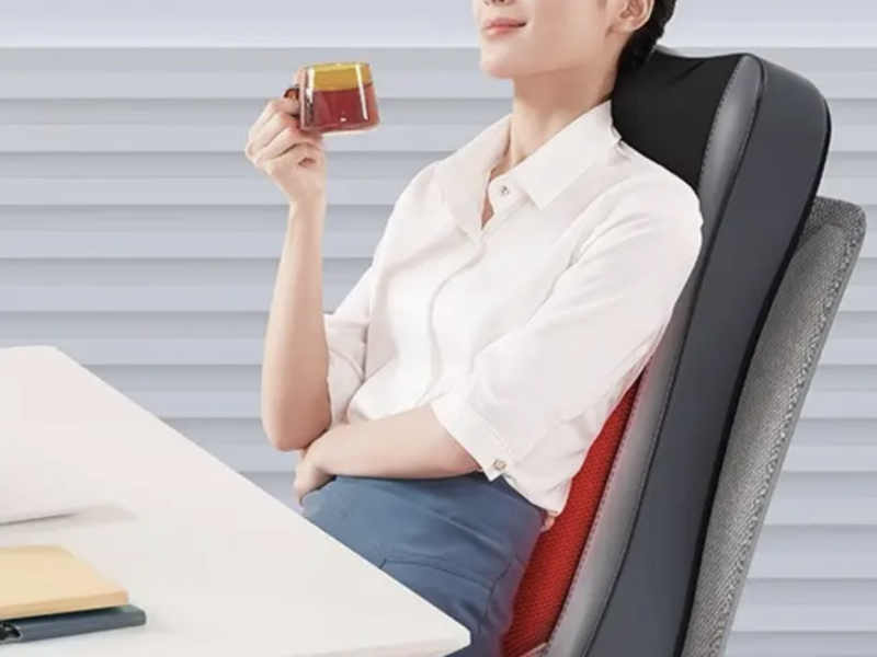 Масажер для спини, міні масажна накидка, масажер для шиї, спини, плечей, попереку